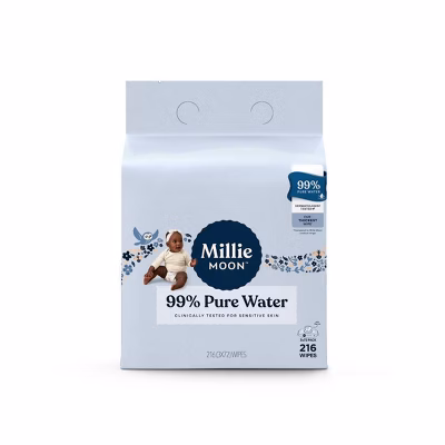 Millie Moon 99% Pure Water Baby Wipe