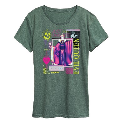 Women's - Disney - Evil Queen Vapor Wave Short Sleeve Graphic T-Shirt