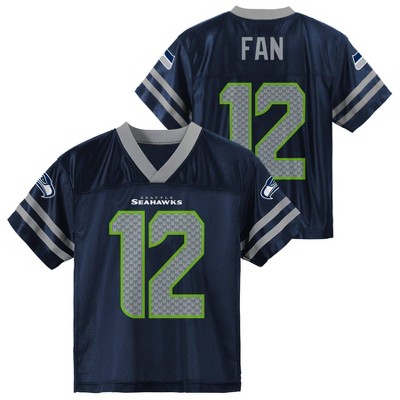 NFL Seattle Seahawks 12 Man Toddler Boys' Short Sleeve Jersey