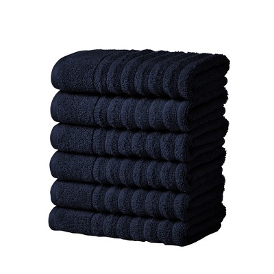 Luxury Cotton Ribbed Texture Towel Set - Great Bay Home.