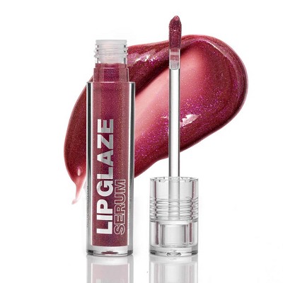 Palladio Lip Glaze Serum, Hydrating Lip Gloss with Peptides & Hyaluronic Acid for Plump, Smooth, and Nourished Lips