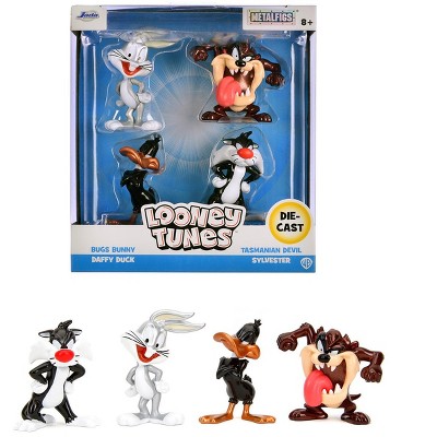 Set of 4 Diecast Figures "Looney Tunes" "Metalfigs" Series Die Cast Models by Jada