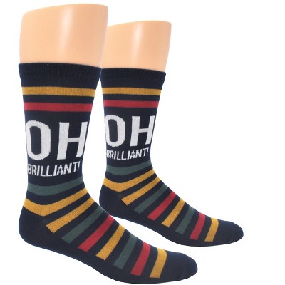 Doctor Who Oh Brilliant! Crew Sock