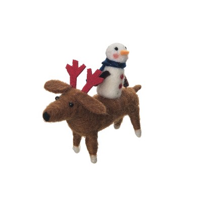 Gallerie II Dog Snowman Figurine