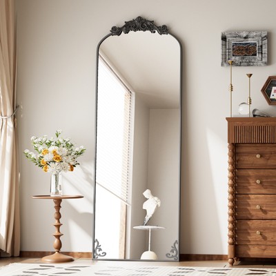 BEAUTYPEAK Arched Vintage Baroque Full-Length Mirrors