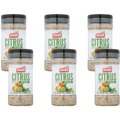 Badia Citrus Salt - 6 pack, 7 oz
