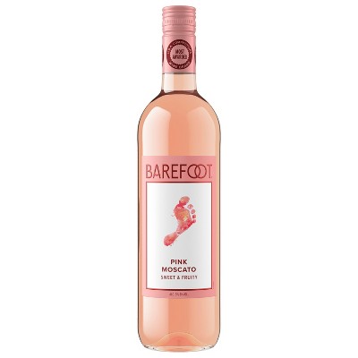 Barefoot Cellars Pink Moscato Wine - 750ml Bottle