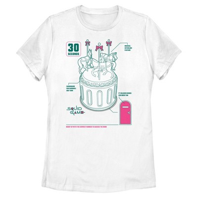 Women's Squid Game 30 Seconds Carousel T-Shirt