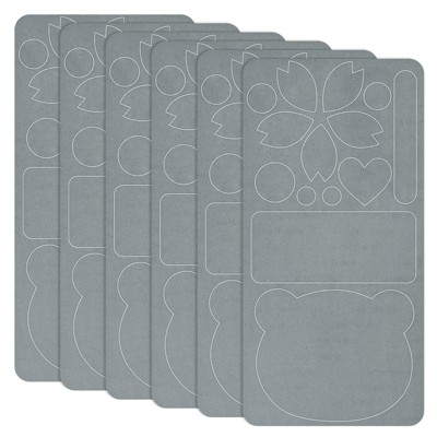 Unique Bargains Durable Waterproof Self-Adhesive Lightweight Repair Patches 6 Pcs