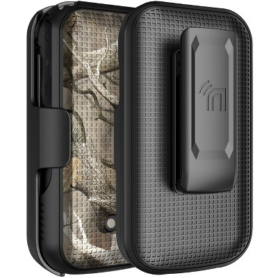 Nakedcellphone Combo for Sonim XP3plus 5G Flip Phone (2025, X320) - Hard Case and Belt Clip Holster