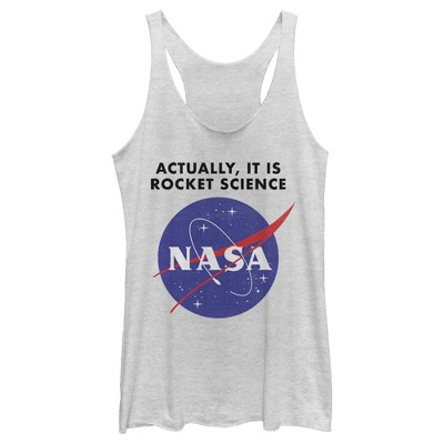 Women's NASA Rocket Science Logo Racerback Tank Top
