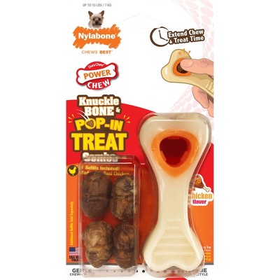 Nylabone Power Chew Knuckle Bone Pop-In Treat