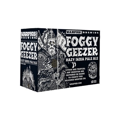 WarPigs Foggy Geezer IPA Beer - 12pk/12 fl oz Cans