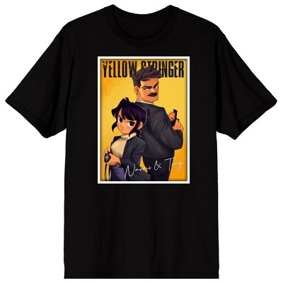 Yellow Stringer Naomi And Tony Back-To-Back Men's Black Short Sleeve Tee