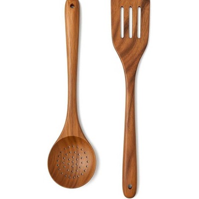 MAGNAWARE 18" Slotted Spoon & Spatula Set – Cooking & Serving Utensils