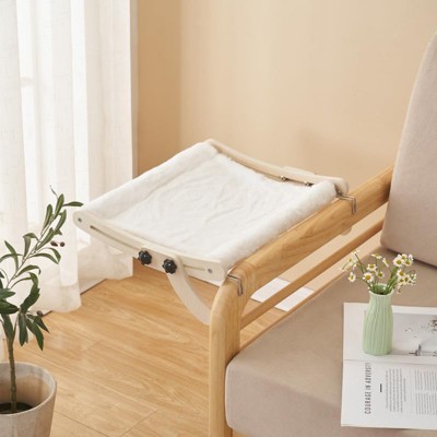 Cat Window Perch, Cat Window Hammock, Providing All-Around Sunbath Space Saving, Easy to Adjust Cat Bed for Windowsill, Bedside