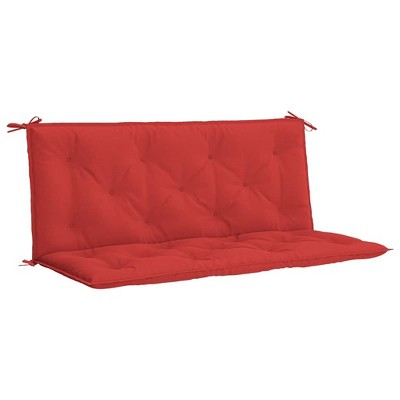 vidaXL Bench Cushion Water Repellent Outdoor Seat Cushion Pad Oxford Fabric - Red 47.2"