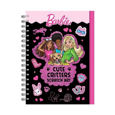 Barbie: Cute Critters Scratch Art - by  Mattel (Hardcover)