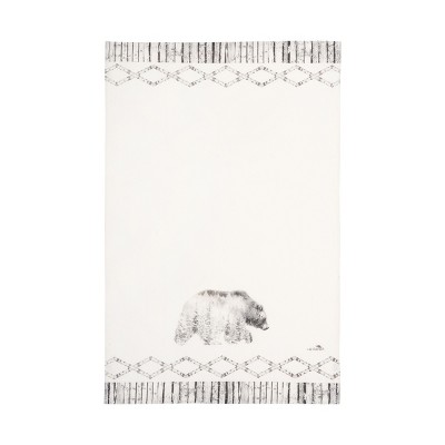 C&F Home Bear in Forest Printed 100% Cotton Guest Dishtowel