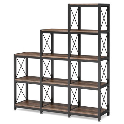 Tribesigns 12 Shelves Ladder Corner Bookshelf