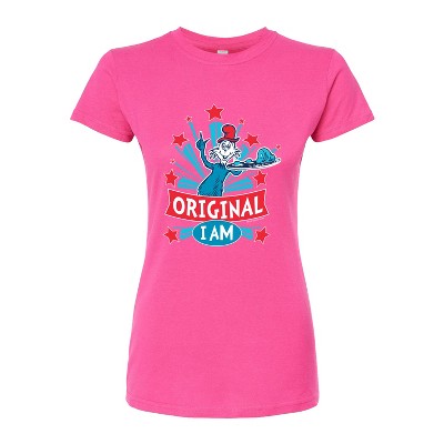 Women's - Dr. Seuss - Original I Am Green Eggs and Ham Fitted Graphic T-Shirt