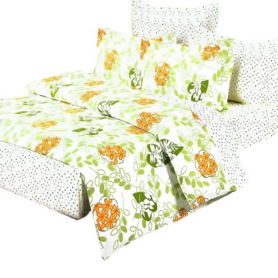 Slickblue Luxury Bed in a Bag Set, 5/7-Piece, 4 Different Size & 5 Botanical Theme Design Options, 300GSM