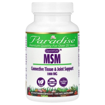 Paradise Herbs MSM, 1,000 mg, 90 Vegetarian Capsules