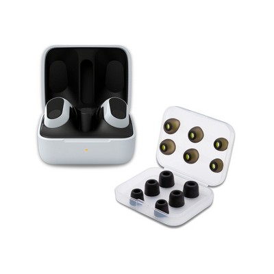 Sony WFG700N/W INZONE Buds Truly Wireless Noise Canceling Gaming Earbuds (White) with Noise Isolating Memory Foam Tips & Silicone Earbuds bundle