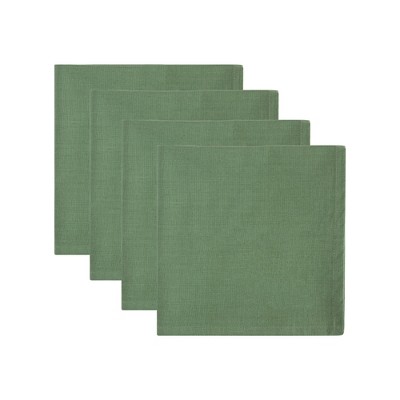 Design Imports Cotton Napkin Set/4, Loden Frost