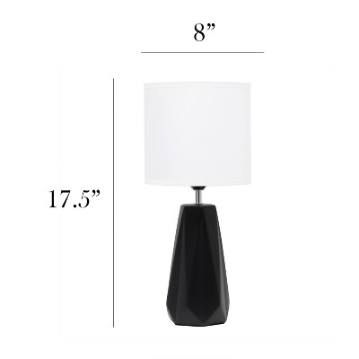 Ceramic Prism Table Lamp - Simple Designs