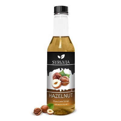 Syruvia Hazelnut Syrup for Coffee 12.7 fl oz Premium Coffee Flavoring Syrup