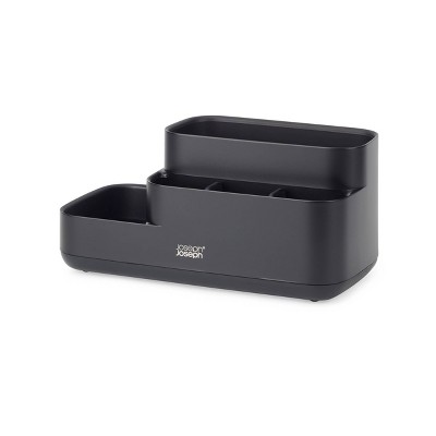 Joseph Joseph Easystore Bathroom Matte Black Organizer Caddy