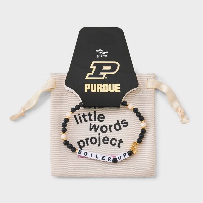 Little Words Project Purdue University Beaded Bracelet