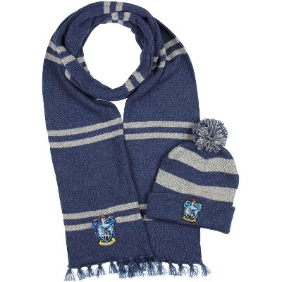 Harry Potter Scarf And Beanie Set - Gryffindor, Slytherin, Ravenclaw, Hufflpuff Houses Avalible