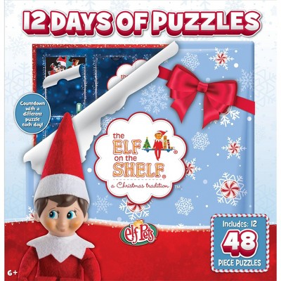 MasterPieces 12 Pack Jigsaw Puzzle - 12 Days of Elf on the Shelf Puzzles