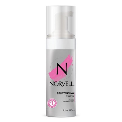 Norvell Self Tanning Mousse (8 oz) Warm Brown Undertones for a Natural Tan