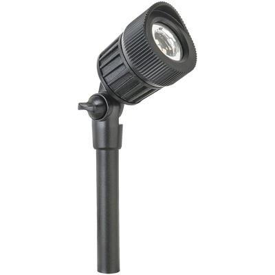 Paradise Low-Voltage 7W Warm White LED Junior Outdoor Spot Light, Black (Pack of 1)