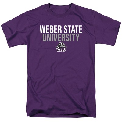 Men's Weber State University Official Stacked T-Shirt