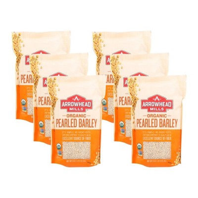 Arrowhead Mills Organic Pearled Barley - Case of 6/28 oz