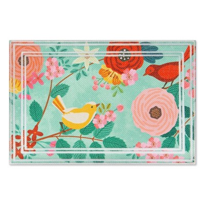 Apache Mills Sparkle Springtime Tanya Birds Door Mat