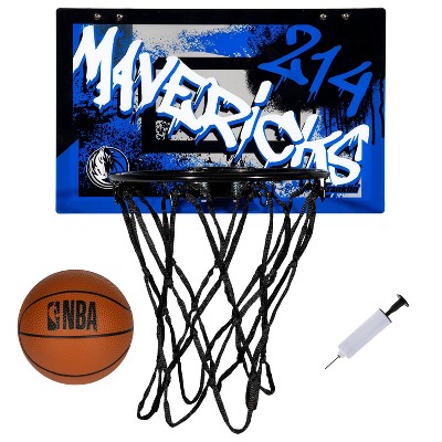 NBA Dallas Mavericks Over The Door Mini Basketball Hoop