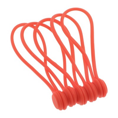 Unique Bargains Reusable Magnetic Cable Ties 7.48" Length 5 Pcs