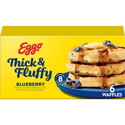 Eggo Thick and Fluffy Frozen Waffles Blueberry - 11.6oz/6ct
