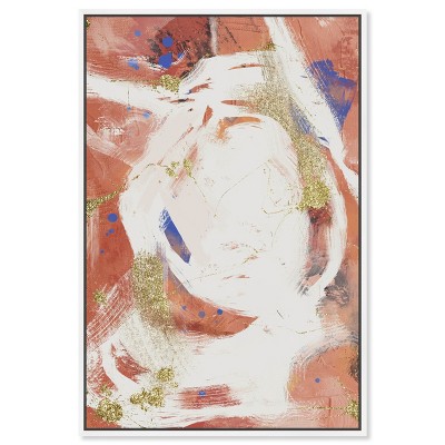 Art Remedy Around Sunset Colorful Pastel Abstracts Framed