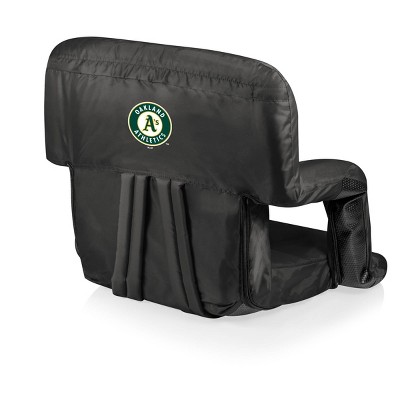 MLB Oakland Athletics Ventura Portable Reclining Stadium Seat - Black