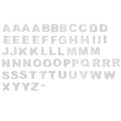 Felt Letters for Crafting - WHITE MerryStockings