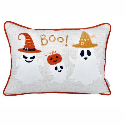 Tramull Pumpkin Lumbar Pillow, Fall Thanksgiving Decor, Accent Cushion for Sofa Bed