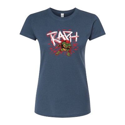 Women's - Teenage Mutant Ninja Turtles Mutant Mayhem - Sketch Raph Fitted Graphic T-Shirt