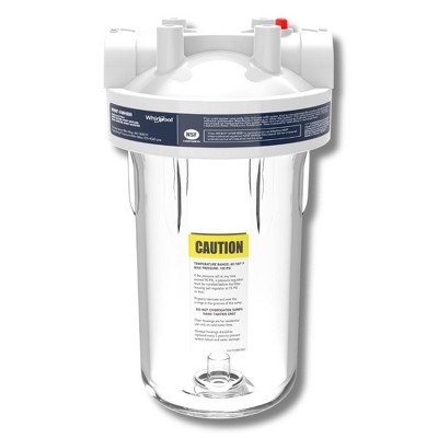 Whirlpool 10" x 4.5" Large Capacity Whole House Water Filter Housing, NSF Certified, WHKF-DWHBB