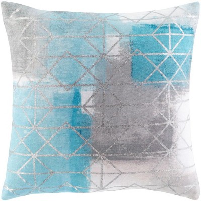 Livabliss Balliano Modern Medium Gray Throw Pillow